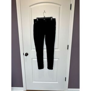 Hudson Black Corduroy Skinny Pants Size 8